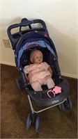 Kids baby doll stroller