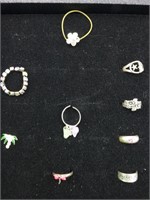 9pc Rings - Assorted Styles