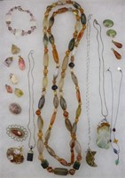 Natural Stone Jewelry: Pendants, Necklaces