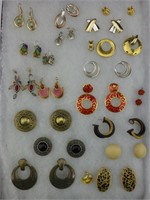 19 Pair Assorted Earrings