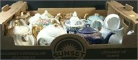 lot of assorted vintage teapots