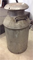 Antique Milk Can With Lid (community Dairy)