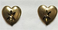43W- 14k yellow gold earrings -$150