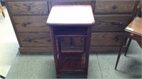 Occasional Tiered Table  17 X 17 X 31 Tall