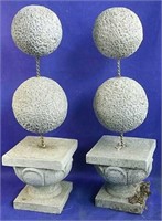 Two Garden ornaments 20 inches high