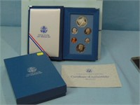 1987 United States Prestige Proof Set with Silver