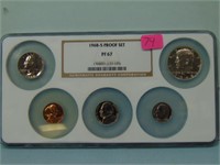 1968-S United States Silver Proof Set - NGC Graded