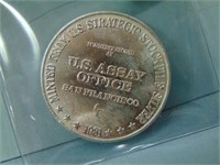 1981 U.S. Assay Office San Francisco Silver Bullio