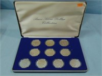 Peace Silver Dollar 10 Coin Set with Key Date 1921