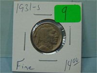 1931-S Buffalo Nickel - Fine