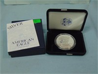 2002-W American Silver Eagle Proof Bullion Dollar