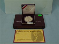 1993-S Thomas Jefferson Proof Silver Dollar - In O