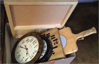 Clocks, cork board