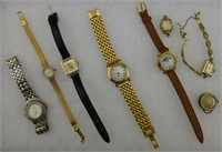 8pc Ladies Wristwatch, Pocket/Pendant Watch