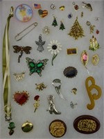 Assorted Pins, Misc. Jewelry