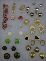 Earrings: Metal, Enamel, Bracelet