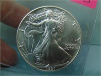 1991 American Silver Eagle Bullion Round