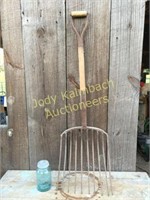 Antique seed fork in good useable condition