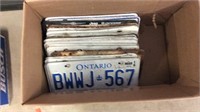 Box Of License Plates