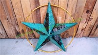 Rustic Star w/ Gears Metal Art