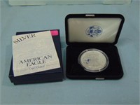 2001-W American Silver Eagle Proof Bullion Dollar
