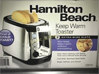 HAMILTON BEACH KEEP WARM TOASTER