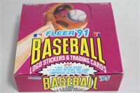 1991 FLEER Baseball Logo Stickers & Trading Cards