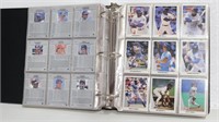 1990 LEAF Baseball Complete 528 Card Set In Binder