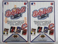 2 New Boxes-1991 UPPER DECK Baseball Trading Cards