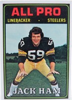1974 TOPPS Jack HAM-STEELERS ALL-PRO Card #137