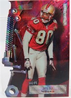 1997 TOPPS Jerry RICE TriumVirate Refractor #T4c
