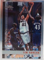 1998 TOPPS CHROME Tim DUNCAN NBA Card #115