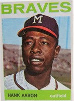 1964 TOPPS Hank AARON-BRAVES Baseball Card #300