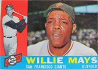 1960 TOPPS Willie MAYS-GIANTS Baseball Card #200