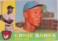 1960 TOPPS Ernie BANKS Baseball CUBS Card #10