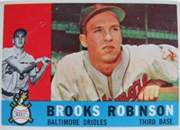 1960 TOPPS Brooks Robinson Baseball Card # 28