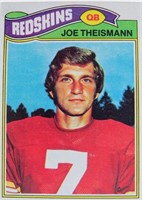 1977 TOPPS Joe Theismann REDSKINS Card # 74