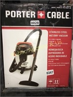 PORTER CABLE STAINLESS STEEL
WET DRY VAC