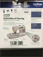 BROTHER $348 RETAIL EMBROIDERY & SEWING MACHINE