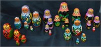 6 Sets Russian Nesting Dolls Matryoshka