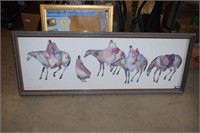 Large Framed Horse Carol Grigg Print