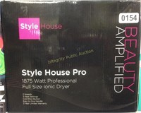 Style House Pro Full Size Ionic Dryer $99 Retail