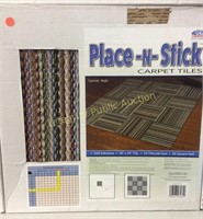 Place-N-Stick Carpet Tiles Multi 16pc