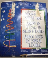Neon Spiral Tree *read description