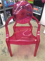 Pink Acrylic Chair