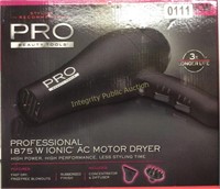 Pro Beauty Tools Hair Dryer w/ Ionic AC Motor