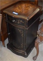 Painted Nightstand / End Table w/ Drawer and