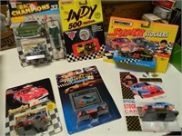 NASCAR RACING CHAMPIONS, INDY 500 CARS W/COIN