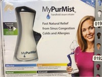 MyPurMist handheld steam inhaler $129 Retail