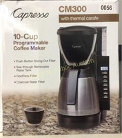 Capresso 10c Programmable Coffee Maker w/ Thermal